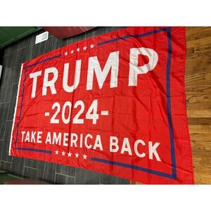 8'x5' HUGE Trump 2024 Take America Back Flag Banner Republican Support Political